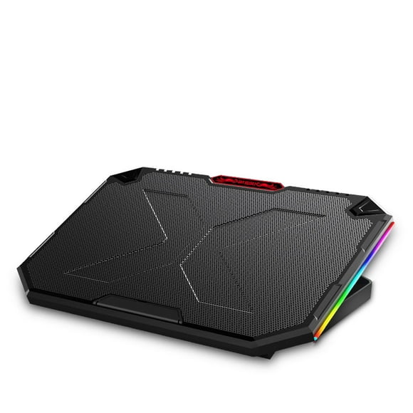 Portable PC Cooler - 11" to 17" + RGB Lighting + Gaming Laptop Support + New 2022 + USB Fan + Stable and Quiet + Compatible with Mac PS4 and PS5