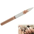 thumbnail image 1 of Dotting Pen, Dual-Ended Manicure Dotting Pen Wax Tip Acrylic Stainless Steel Comfortable  For Different Sizes Types Rhinestone, 1 of 8