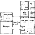 thumbnail image 3 of Advanced House Plans: Builder Ready Blueprints | Hampton Cottage 30216 | 1 Story Plan, 3 of 5