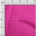 thumbnail image 2 of oneOone Cotton Jersey Fuschia Pink Fabric Geometric Dress Material Fabric Print Fabric By The Yard 58 Inch Wide, 2 of 4