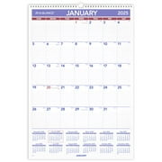 AT-A-GLANCE 2025 Monthly Wall Calendar Large 15 12 x 22 34 - Monthly Wall