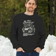 thumbnail image 4 of Ford Bronco Country Tough Free Wheeling 1978 Sweatshirt Vintage Truck Fan 4x4 Off Road Classic Car Show Crewneck, 4 of 7
