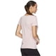 thumbnail image 2 of Camiseta básica Reebok Varigated Heathered para mujer, rosa, grande, 2 of 3