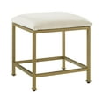 thumbnail image 3 of Aimee Vanity Stool Soft Gold, 3 of 9