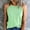 Green, variant on MRULIC tank top for women Women's Solid Color Slim Fit O Neck Halter T-Shirt Top Vests Tank Sleeveless Blouse Womens tank tops Brown + XXL