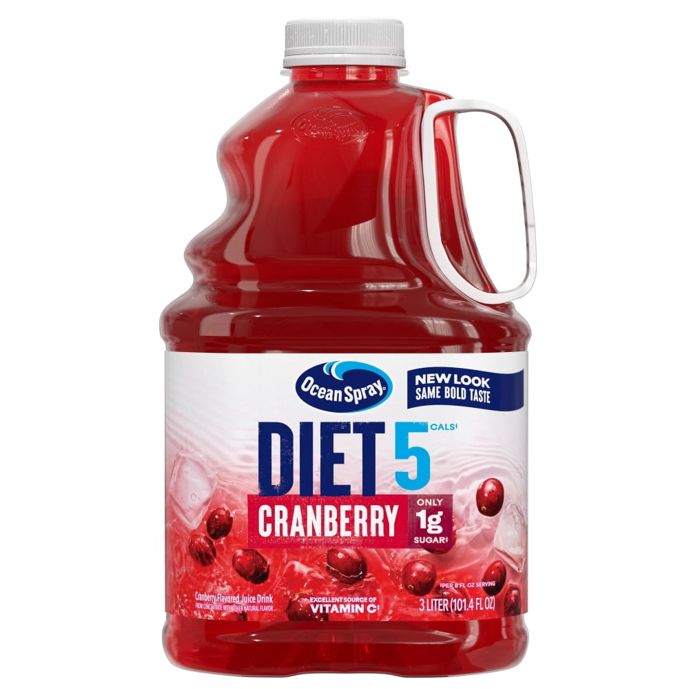 Ocean Spray Diet Cranberry Juice 3 l - 5 Pack