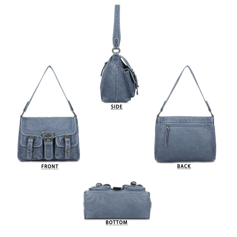 Angel Kiss Purses for Women and Handbags Vegan Leather Hobo Purses Tote Satchel Handbags Crossbody Hobo Bag