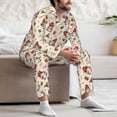 thumbnail image 7 of Disketp cute Santa with Gifts Mens Pajama Set, Soft Warm Long Sleeve Sleepwear, Cozy Button-Down Pjs for Men-Large, 7 of 7