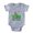 Heather Grey, variant on CafePress - FIN Grill Power - Cute Infant Baby Football Bodysuit
