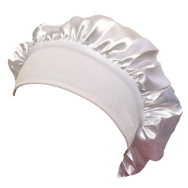 Gorro de quimioterapia para mujer con ala ancha y costuras de tela muy elástica, gorro de ducha para el cuidado del cabello, gorro para la cabeza con protección para las orejas, gorro para dormir,