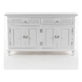 thumbnail image 2 of NovaSolo Buffet with 4 Doors Skansen Solid Wood in White, 2 of 8