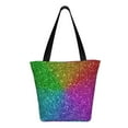 thumbnail image 3 of Haiem Colorful Glitter Pattern Shoulder Bag - Durable and Spacious Tote Bag,Versatile Shopping Bag, 3 of 9