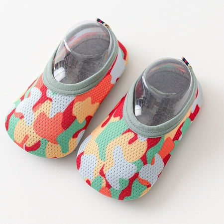 

Hunpta Toddler Shoes Camouflage Kids Socks Non-Slip Aqua Shoes Barefoot Floor Socks The Boys Baby Baby Shoes