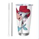 thumbnail image 1 of Vaso de 20 oz Quick Draw McGraw, taza de viaje para café con aislamiento al vacío de acero inoxidable, taza de café, taza de viaje con tapa, taza térmica para exteriores, 1 of 8