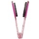 thumbnail image 1 of Cepillo De Pelo De Doble Cara, Cepillo Alisador Ergonómico ABS Hueco Pelo Rosa Rojo Para Mujeres Para El Hogar, 1 of 7