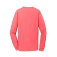 thumbnail image 6 of Port & Co Adult Male Men Plain Long Sleeves T-Shirt Neon Coral Large, 6 of 6