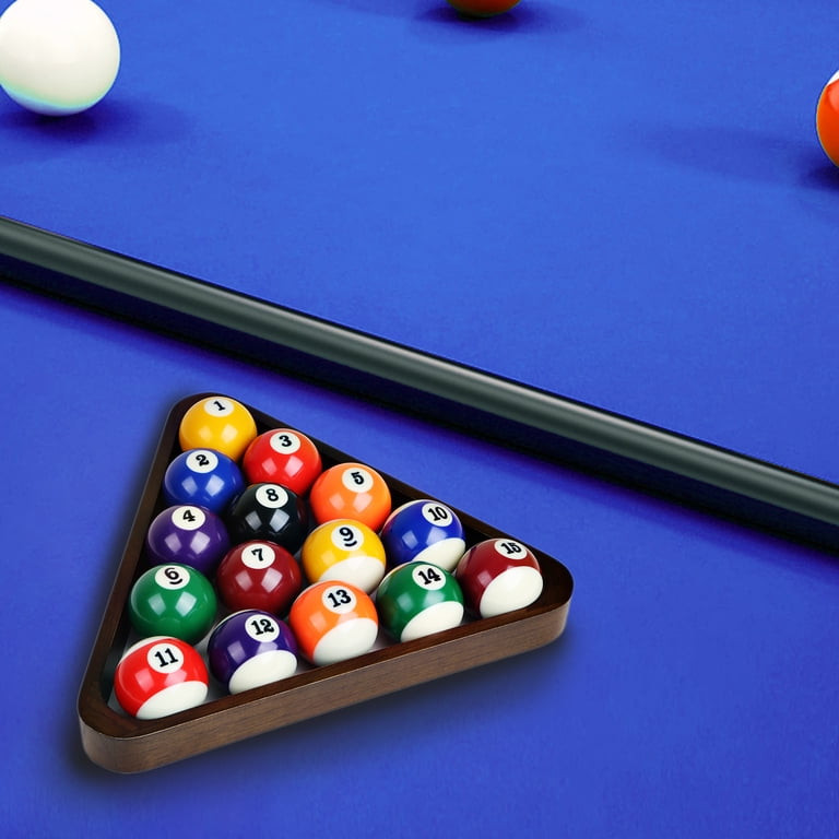 9 Ball Rack Wooden Billiard Ball Rack - Professional Triangle Rack For ...