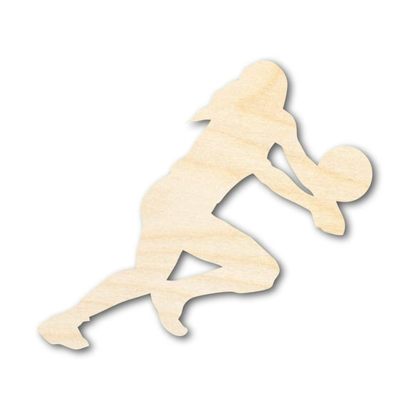 Unfinished Wood Volleyball Receive Shape | DIY Craft Cutout | up to 46" DIY 12" / 1/2"