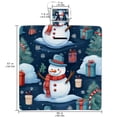 thumbnail image 2 of Christmas Canvas Picnic Blankets- Waterproof Outdoor Blanket for Picnic & Beach, Extra Large Size, Portable & Foldable, Durable & Easy to Clean Material for Family & Friends Gathering., 2 of 6