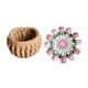 thumbnail image 2 of Kit de crochet para principiantes para taza de bebidas, posavasos floral completo tejido a mano Rosa, 2 of 9