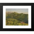 thumbnail image 2 of Hans Gantner 14x12 Black Modern Framed Museum Art Print Titled - The Saas Hunting Lodge in Liechtenstein (1900), 2 of 5