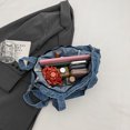 thumbnail image 2 of Bolso Hombro Mezclilla para Mujer Con Pequeño Mano Niñas () Azul, 2 of 9