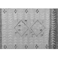 thumbnail image 1 of Ahgly Company Indoor Rectangle Solid Gray Modern Area Rugs, 2' x 5', 1 of 4