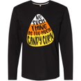 thumbnail image 3 of Inktastic Halloween No Such Thing As Too Much Candy Corn Long Sleeve T-Shirt, 3 of 5