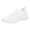 White, variant on Men Mesh Slip On Height Boost Sneakers Secure Lace Up Indoor Outdoor Walking Casual Daily Shoes