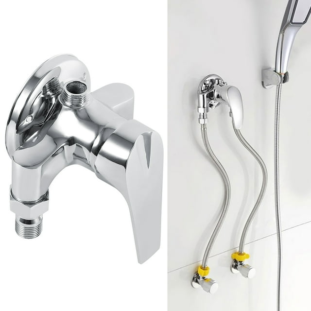 Bathroom Mixing Valve,G1/2" Male Thread Hot Shower Mixing Valve Hot Cold Mixing Valve True Excellence