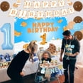 thumbnail image 3 of Milk and Cookies 1st Birthday Party Decorations Cookie Milk Backdrop Banner Cake Topper Balloons for Boys Cookie Milk First Birthday Party Supplies, 3 of 7