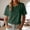 Green, variant on RTKFRFLM Women's 100% Cotton T-Shirt Summer Round Neck Short Sleeve Solid Color Basic Tee Casual Loose Fit Pullover Top Trendy Ladies Versatile Daily Wear Blouse