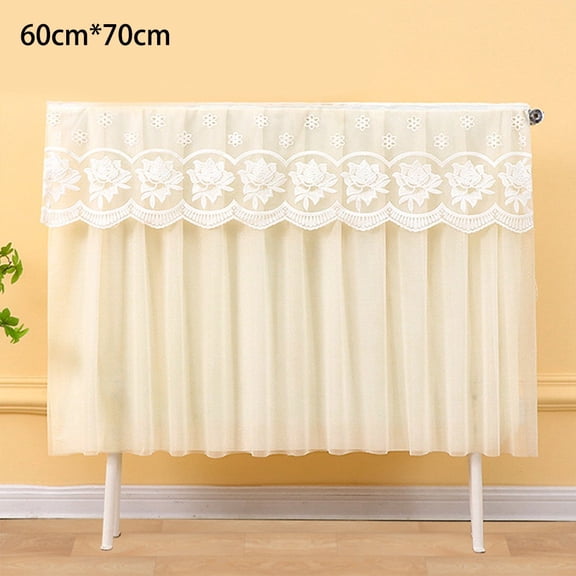 Elegant Lace Radiator Cover Dust Cover - Dustproof, Breathable & Easy to Clean