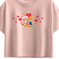 thumbnail image 3 of Strawberry Shortcake - Valentine Hearts Short Sleeve Boxy Graphic T-Shirt, 3 of 5