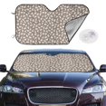 thumbnail image 2 of Haiem Cute Rabbit Car Windshield Sun Shade - Blocks UV Rays Sun Visor Protector, Sunshade to Keep Your Vehicle Cool, Universal Fit SUV Van Sedan-, 2 of 7