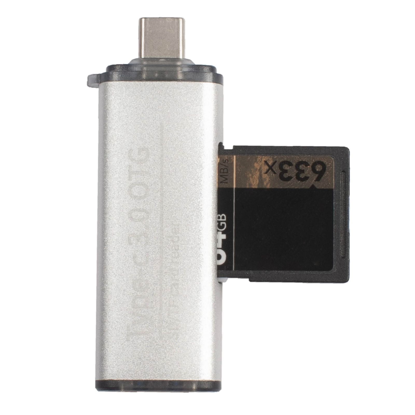 SD Card Reader, USB C Memory Card Reader with USB Hub 3.0 Speed, For SDXC, SDHC, SD, Micro SD, Fast Reader / Writer, Aluminium Silver - Walmart.com