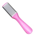 thumbnail image 2 of Qarigey Portable Foot File Stainless Steel Scrubber Remover Removers Salon Householde Beauty Tools Plastic Callus Handle Cuidado de los pies Rosado 17x3.2x0.8 cm Qarigey CE1371-03B, 2 of 6