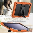 thumbnail image 2 of FJLBDE Case for Samsung Galaxy Tab A9+/A9 Plus 11 inch 2023 SM-X210/X216/X218, Rugged Shockproof Tablet Cases Cover with Kickstand Shoulder Strap, Orange, 2 of 7