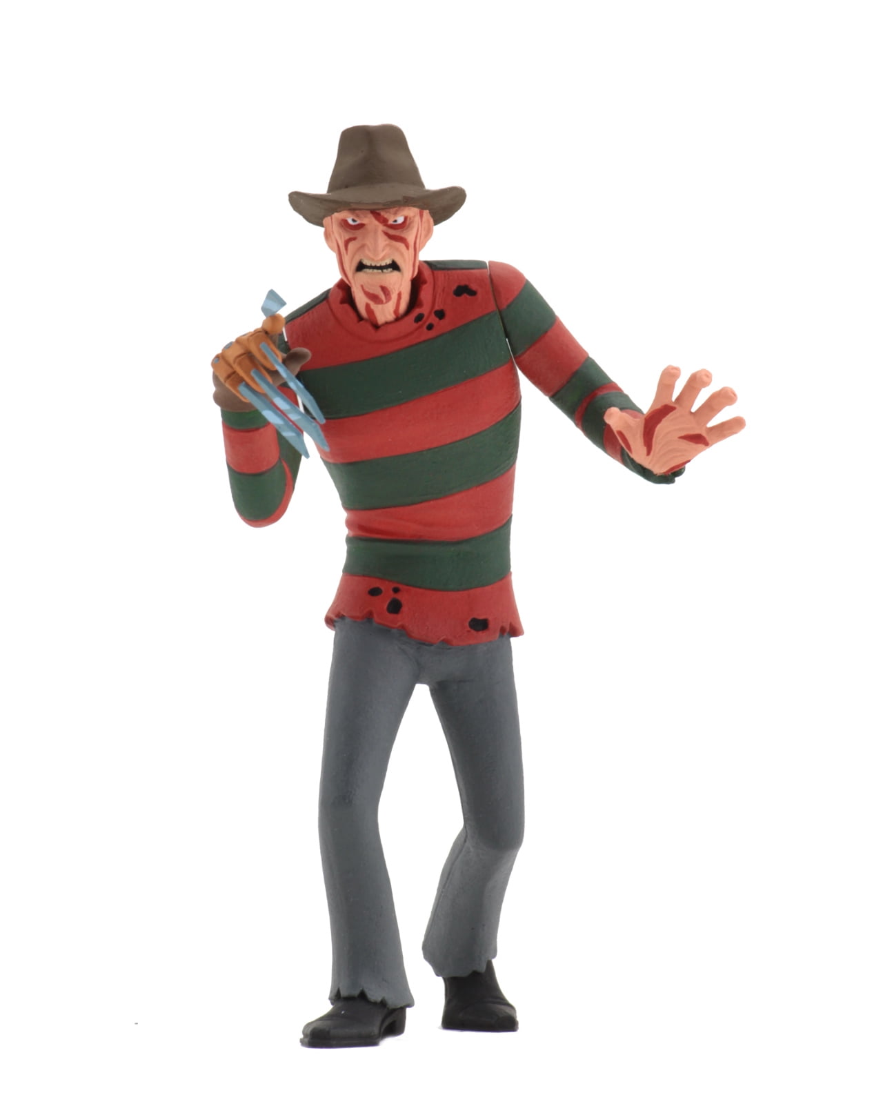 NECA Toony Terrors Freddy Krueger Action Figure, 6” Scale
