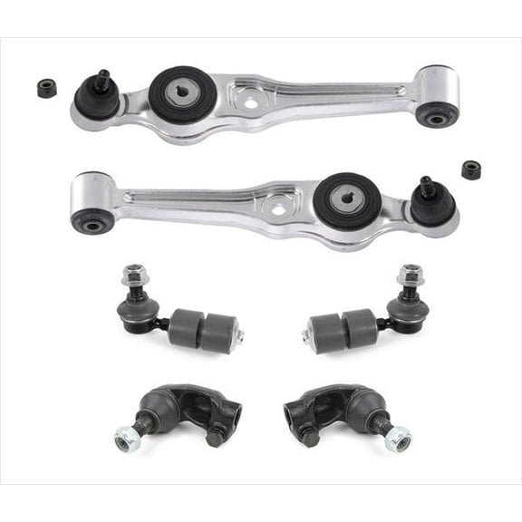 Lower Control Arm W Bushing Ball Joint Tie Rod Sway Bar for 99-02 SAAB 9-3 6pc