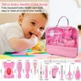 thumbnail image 2 of LNKOO Baby Grooming Healthcare Kit , Baby Care 13 In 1 Essentials Stuff Shower Gifts Nail Clippers Trimmer Products, Comb Brush, Thermometer, Dispenser, Nursery Care Kits for Boy Girls, 2 of 7