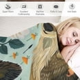 thumbnail image 3 of Qinduosi Kids Throw Blanket Boys Girls Bed Cute Elk Pattern Fleece Blanket Theme Plush Blanket for Sofa Couch Super Soft Woodland Nature Fuzzy BlanketTwin, 3 of 6