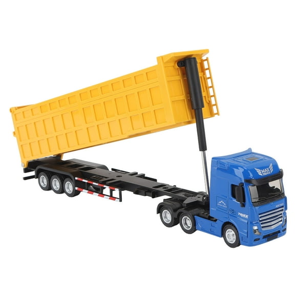 1 50 Model Truck, 1:50 Scale Diecast Model Truck Toy Static Model Car Dump Truck For Kids Children Boys Gifts