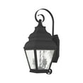 thumbnail image 2 of Livex Lighting Exeter 2 Light Outdoor Wall Lantern in Black, 2 of 9