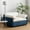 Blue+Cream, variant on Harper & Bright Designs Oversized Chenille Single Sofa Chair, Accent Chair with Wide and Deep Seat, Upholstered Comfy Armchair with Pillows for Living Room, Yellow