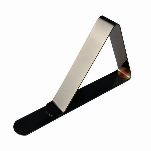 12 Pack Tablecloth Clips- Picnic Table Cloth Clips- Stainless Steel Table Cloth Cover Clamps- Table Clips for Restaurant Picnics Marquees Weddings Graduation Party- Fits Up to 1.7” Thick Tables