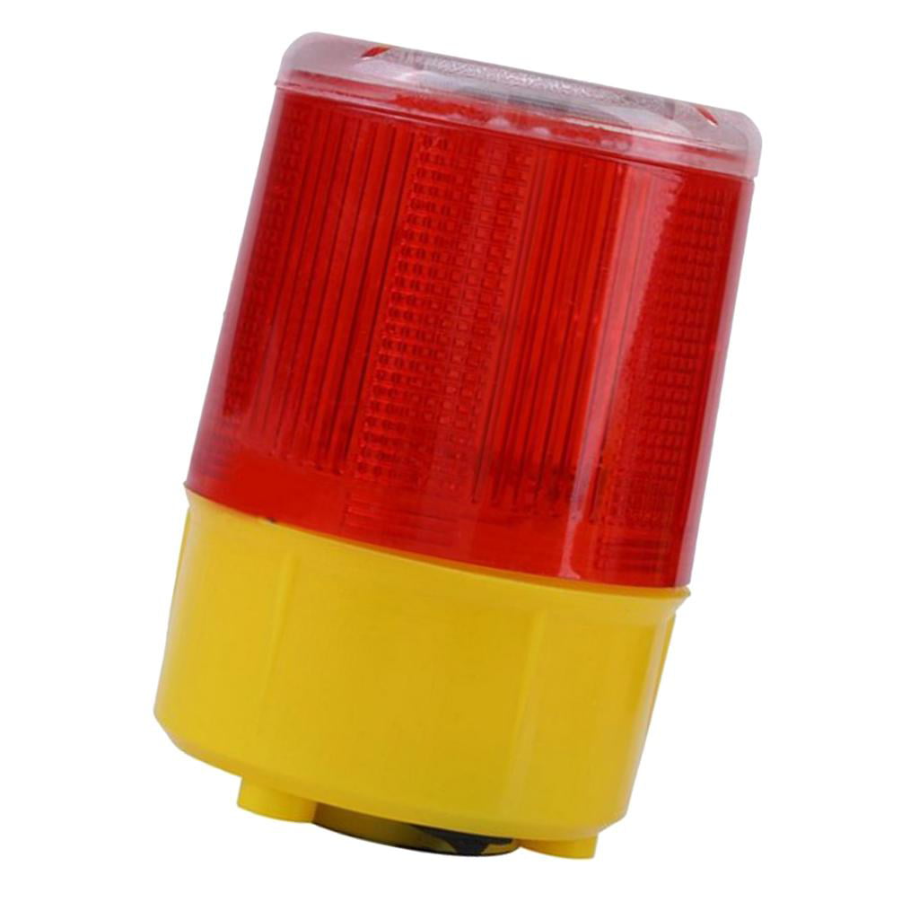Car Solar Strobe Emergency Warning Alarm LED Flash Beacon Safety Light Lamp 