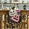 thumbnail image 2 of Pink Pumpkins Spider Web Halloween Table Runner, Seasonal Fall Black Kitchen Dining Table Decoration for Home Party Decor 13x72 Inch, 2 of 6