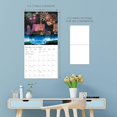 thumbnail image 6 of Graphique 2025 Vegas Glitz Wall Calendar - 12” x 12” - Thick Paper - Home & Office Organizer - Large Monthly Grid - 3 Languages & Marked Holidays - 4 Month Preview Page for 2026, 6 of 6