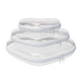 thumbnail image 6 of JeashCHAT Heart Makeup Bag, Hard Shell Clear Zipper Pouch, Travel Cosmetic Organizer for Women, Heart Shaped Toiletry Bag Waterproof Cosmetic Bag with Handle, 7" x 5.3" x 1.97", White, 6 of 7